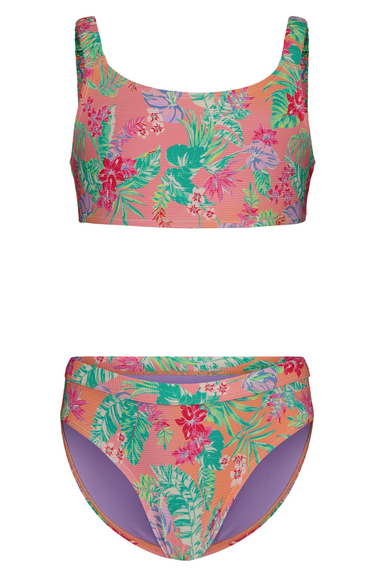 Roxy Kids' Coastal Breeze Two-Piece Swimsuit