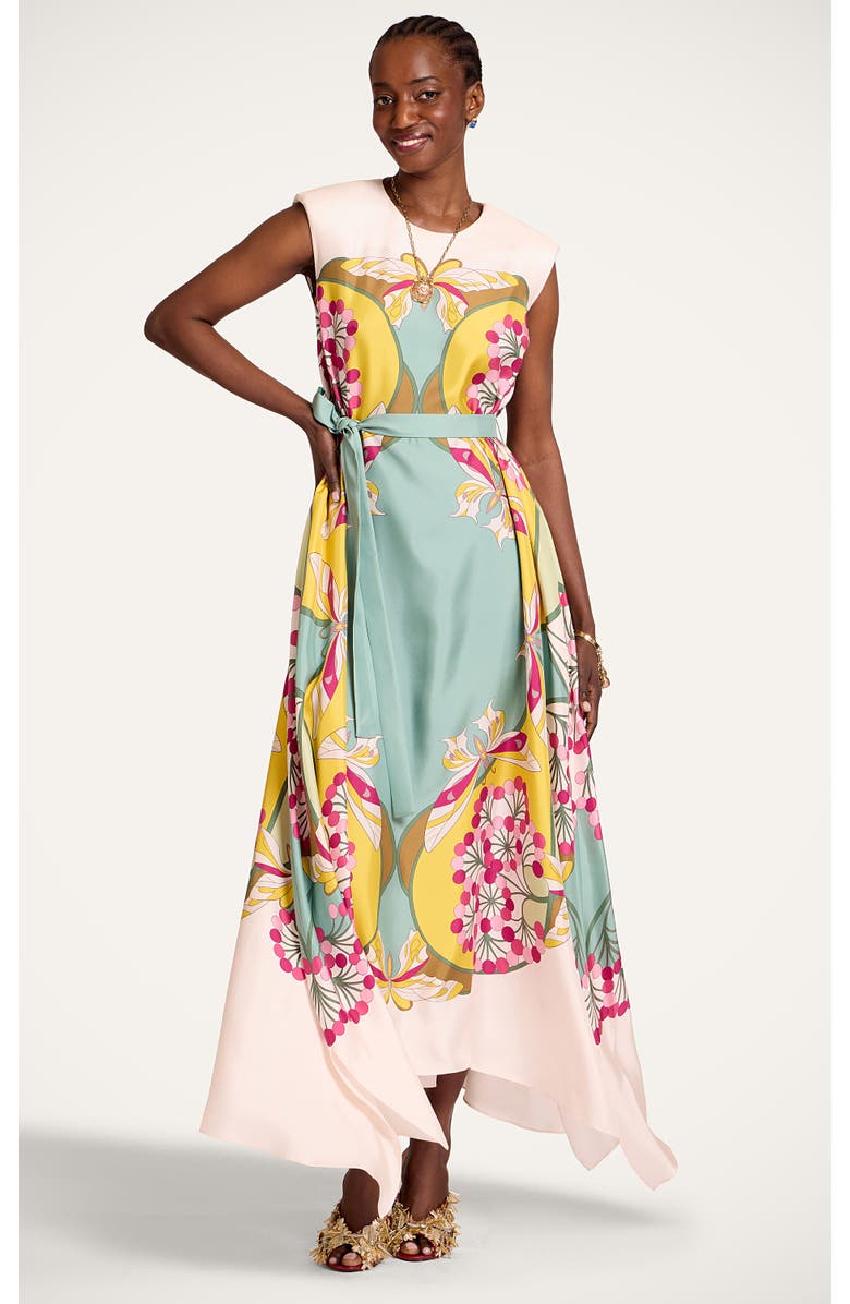 La DoubleJ San Carlo Dress, Main, color, Florette Placée Fuchsia