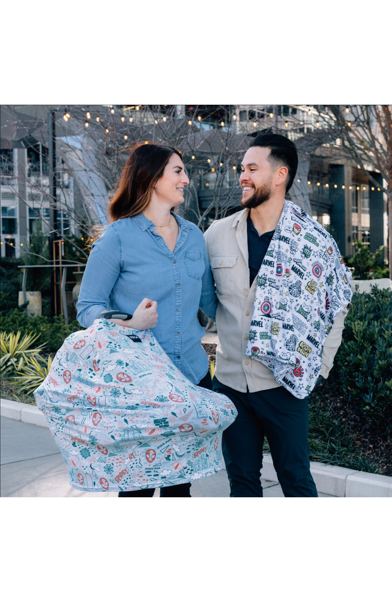 Milk Snob MARVEL 5-in-1 Nursing and Car Seat Cover, Alternate, color, Spider-Man Sketch Book