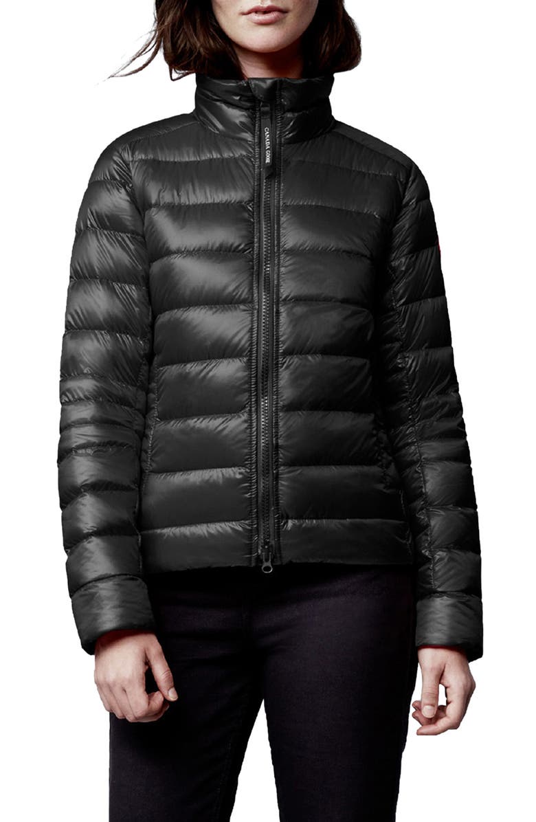Canada Goose Cypress Packable 750-Fill-Power Down Puffer Jacket, Main, color, Black