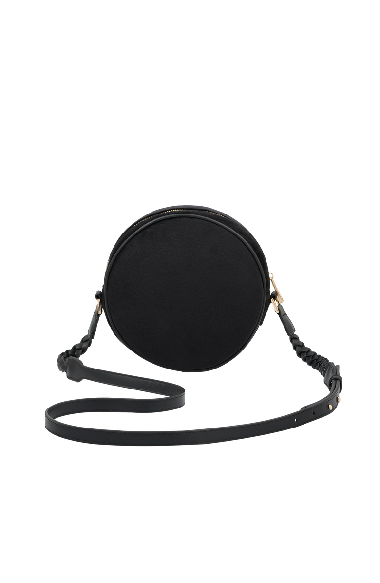 Fable England Sleepy Fox Circle Bag, Alternate, color, Black