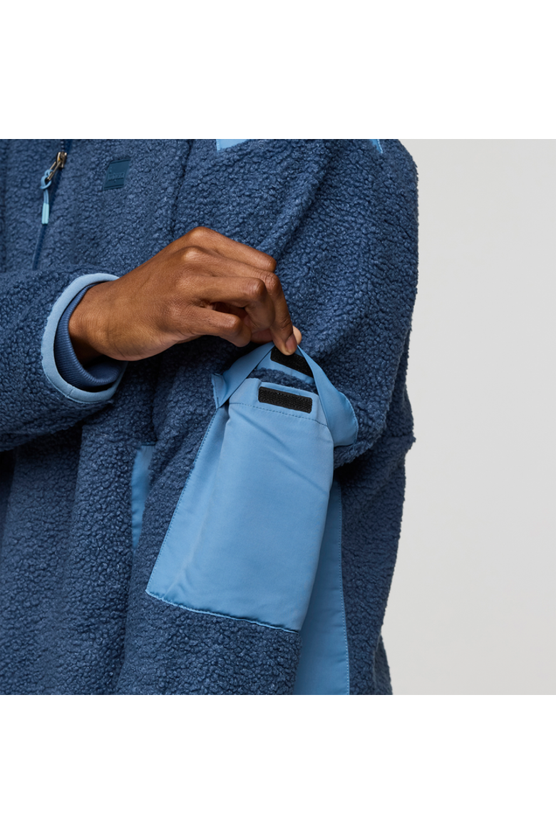 Bacano Fleece Jacket - Men's, Alternate, color, Deep Sea and Fjord
