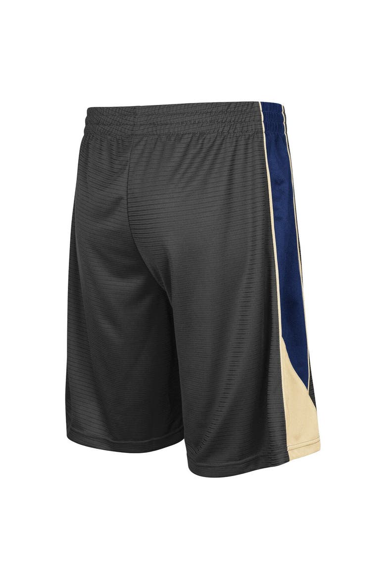 Men's Colosseum Charcoal Navy Midshipmen Team Turnover Shorts, Alternate, color, Charcoal
