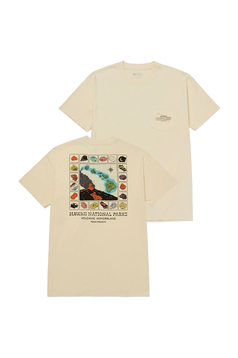 Hawai'i National Parks Pocket Tee, Main, color, Natural