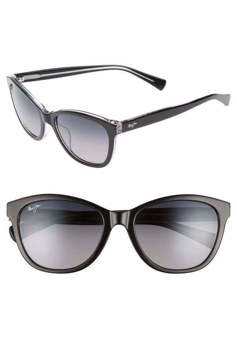 Maui Jim Canna 54mm PolarizedPlus2<sup>®</sup> Cat Eye Sunglasses, Main, color,