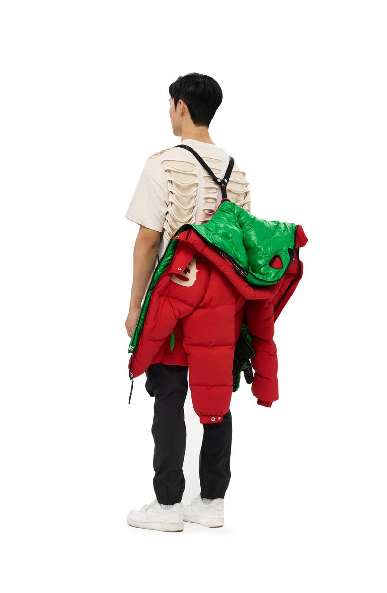 AlphaStyle Kudu Puffer [Alpha Never Broke Darkshine Edition], Alternate, color, Red