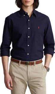 Polo Ralph Lauren Classic Fit Garment Dyed Cotton Button-Up Shirt