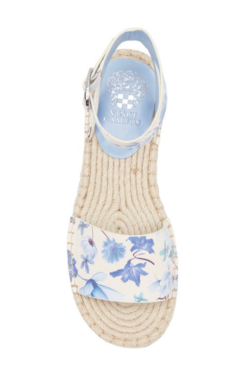 Vince Camuto Darna Ankle Strap Platform Sandal In Blue