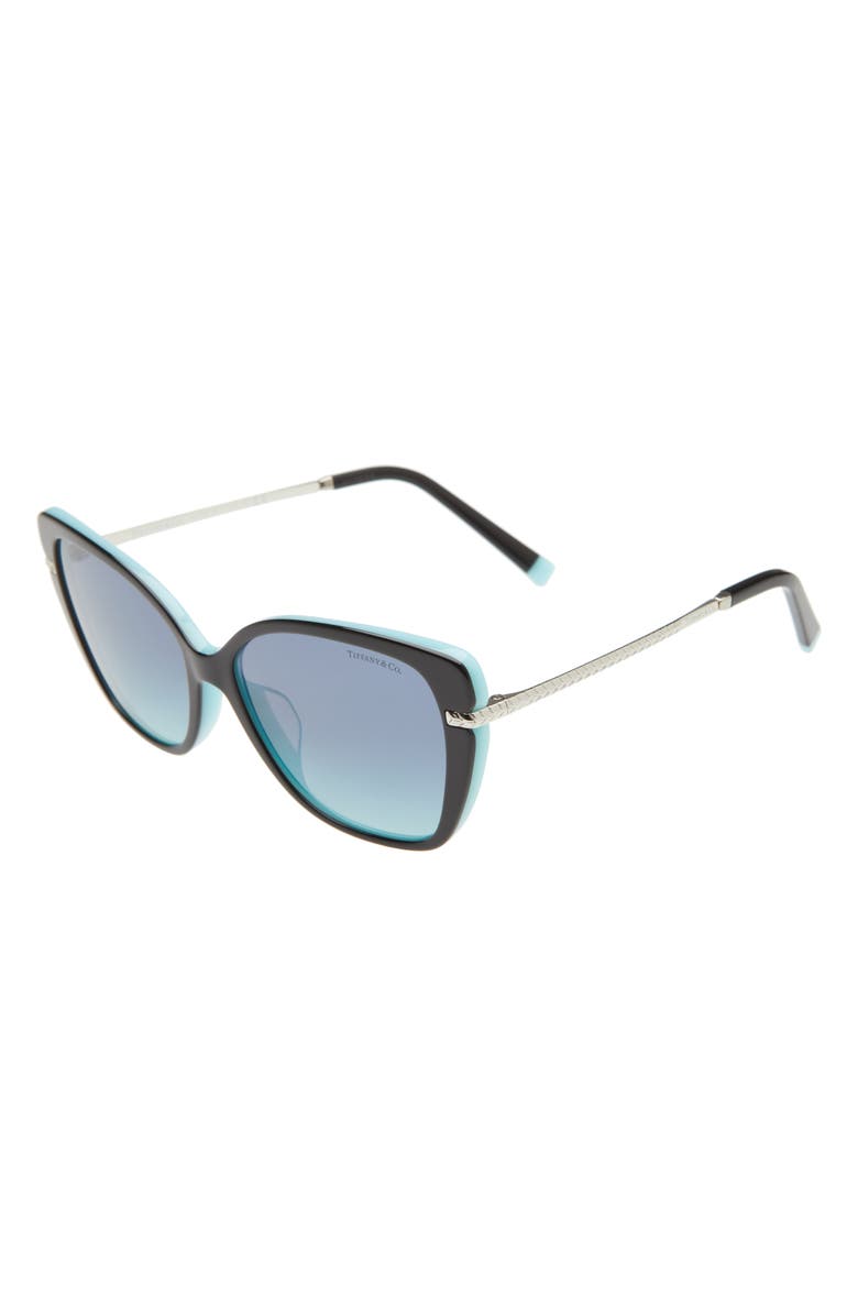 Tiffany & Co. 57mm Cat Eye Sunglasses, Alternate, color, 