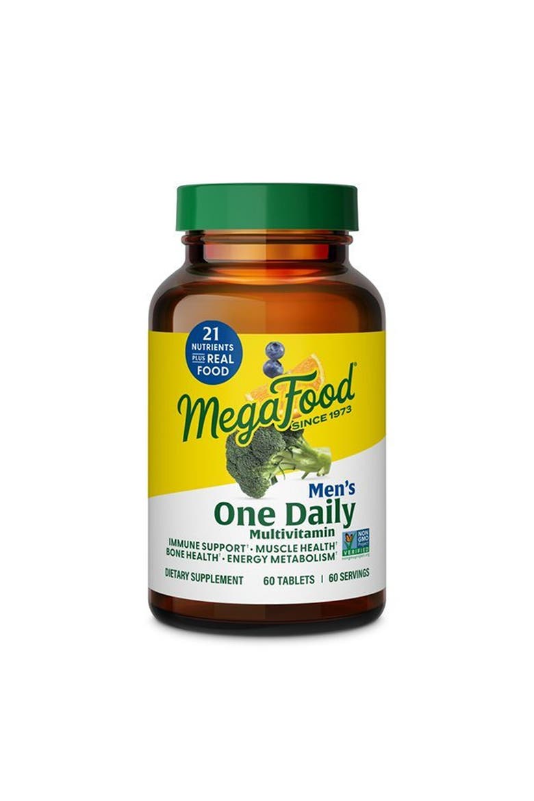 One Daily Multivitamin for Men with Methylated B12, Methylfolate for Muscle & Energy Metabolism, Vegetarian, 60 Tablets, Main, color, None