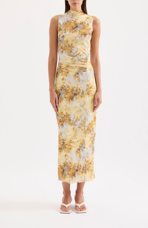 Lumine Mesh Maxi Dress