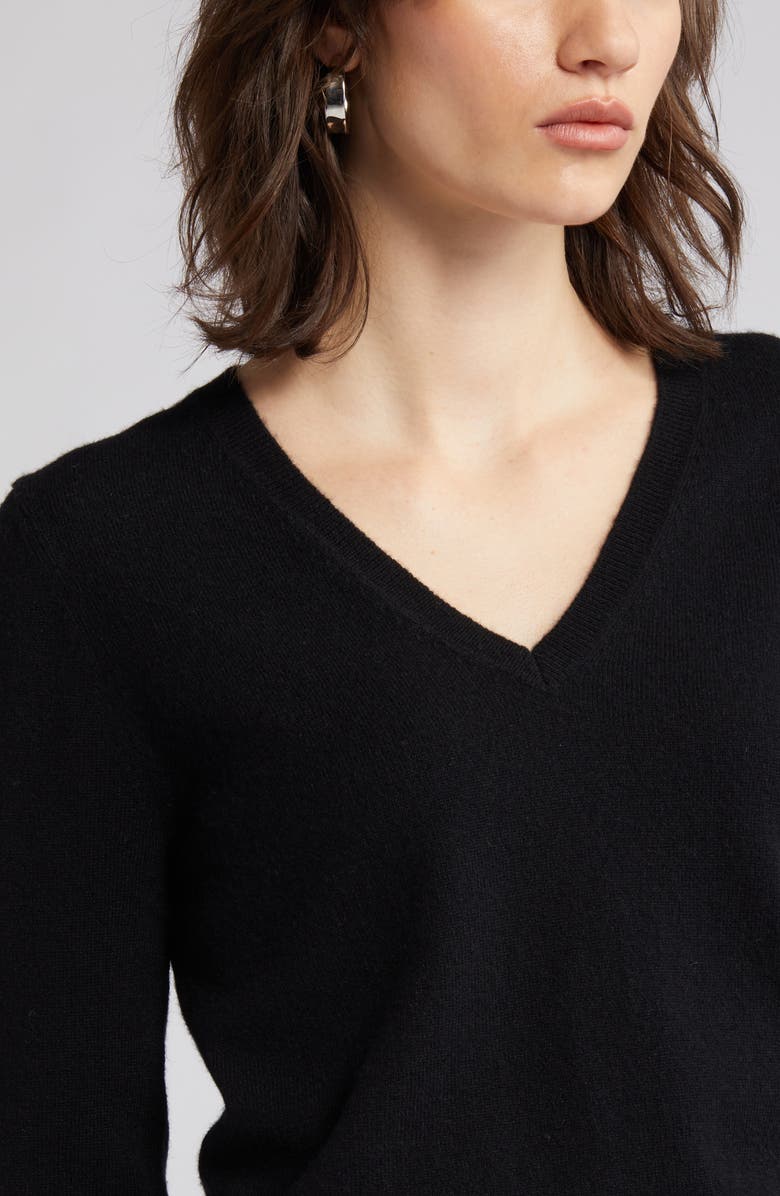 Nordstrom Cashmere V-Neck Sweater, Alternate, color,