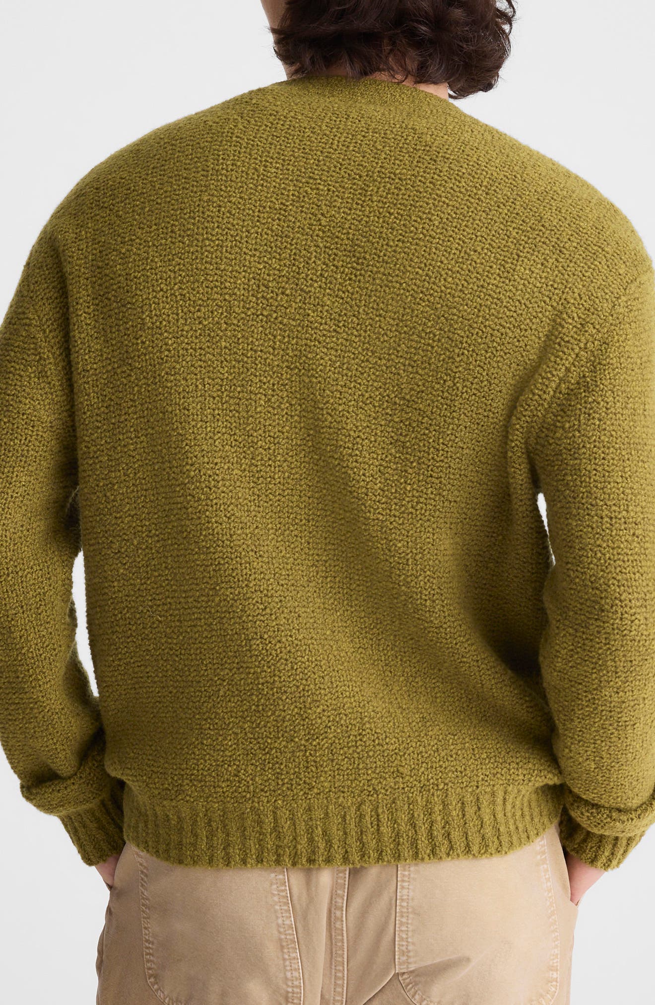 Boucle Wool Blend Cardigan - image 2