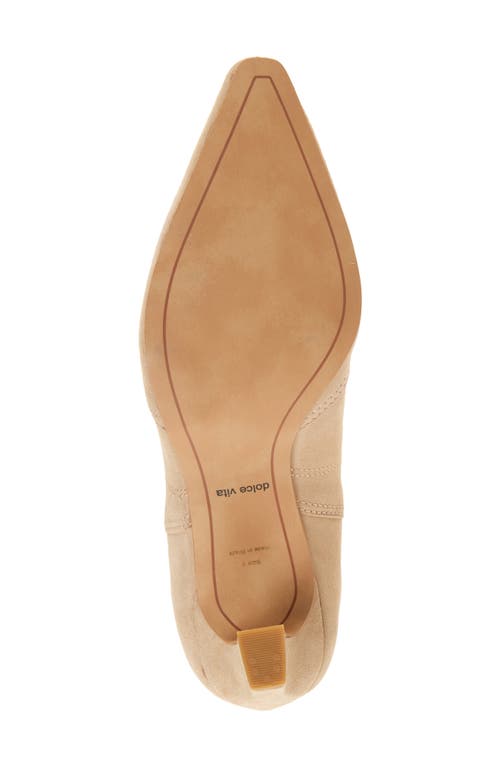 Dolce Vita Tavla Western Boot In Camel Suede