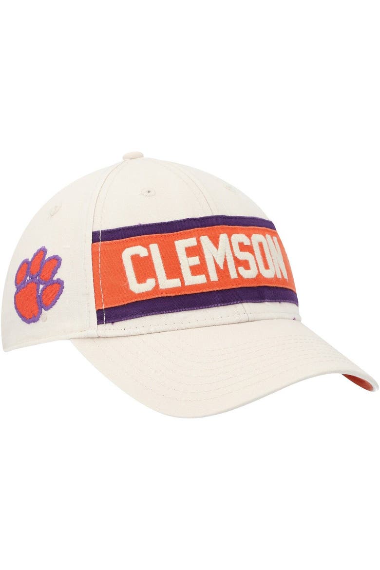 Men's '47 Cream Clemson Tigers Crossroad MVP Adjustable Hat, Main, color, Cream
