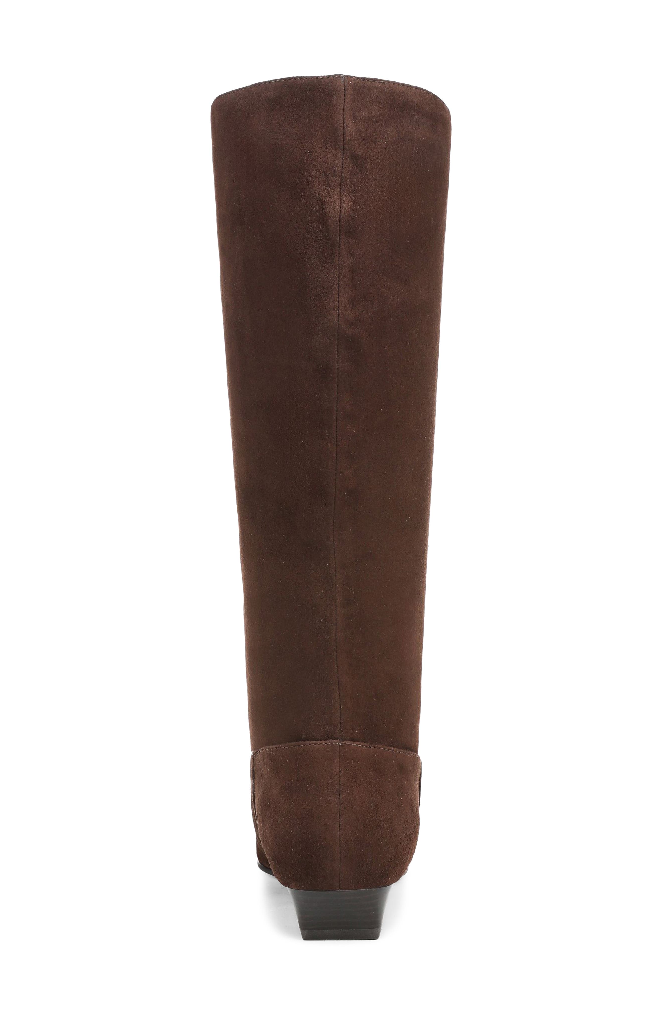 Addison Tall Boot, Alternate, color, COFFEE BEAN SUEDE