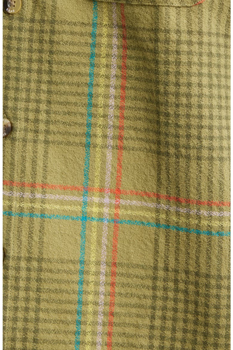 Blanton Cotton Button-Up Shirt, Alternate, color, OLIVE