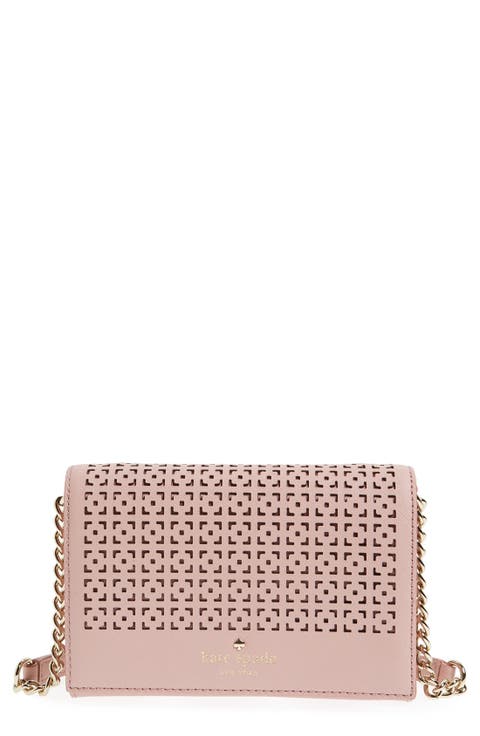 'cedar street - cami' perforated leather crossbody bag