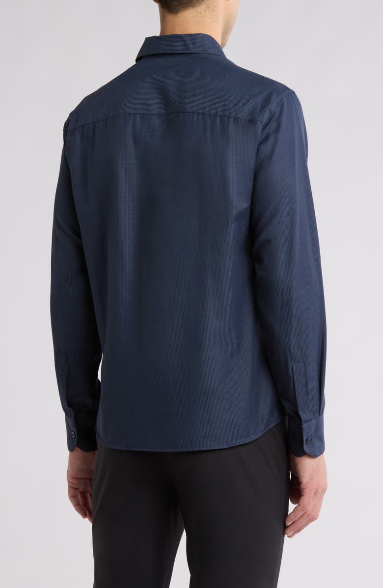 WESTZEROONE Ethan Button-Up Shirt, Alternate, color, Navy