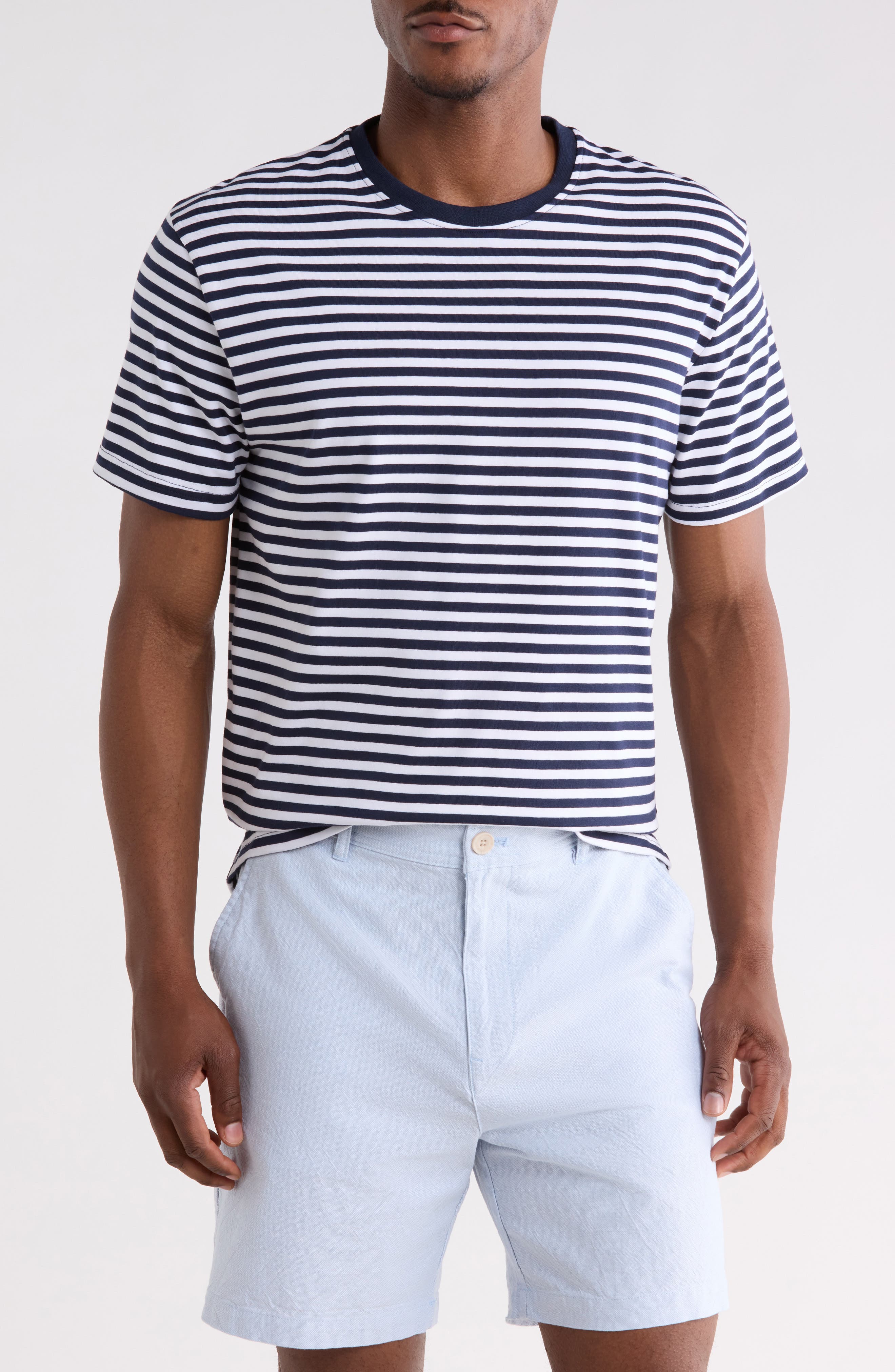 Stripe Knit T-Shirt