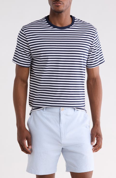 Stripe Knit T-Shirt