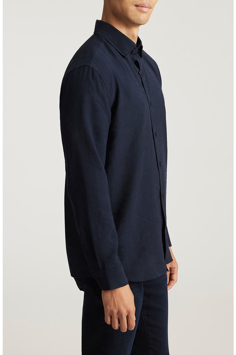 Long Sleeve Button-Up Shirt, Alternate, color, TOTAL ECLIPSE