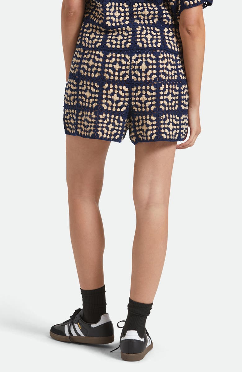 Brixton Cotton Crochet Shorts, Alternate, color,