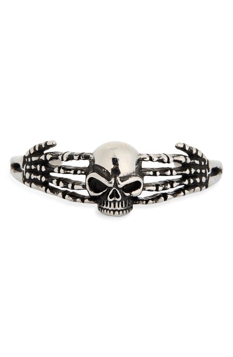 Men's Kaden Skull Hands Cuff Bracelet