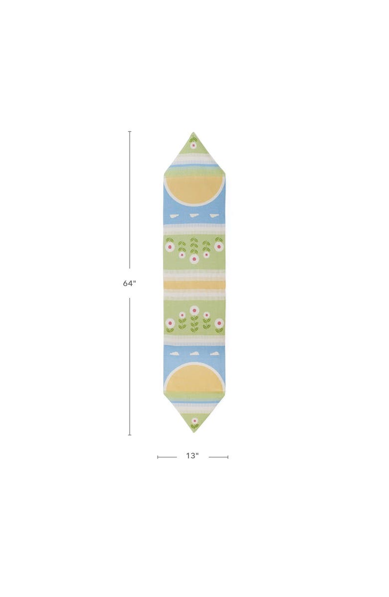 Kaplan Early Learning Company Spring Decorative Runner, Alternate, color, Multicolored