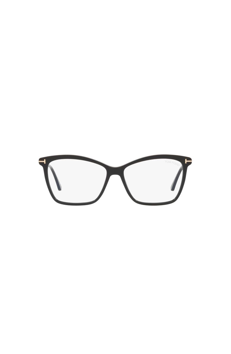 TOM FORD 56mm Square optical glasses, Alternate, color, Black
