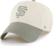 '47 Men's '47  Natural/Olive San Francisco Giants Two-Tone Fashion Clean Up Adjustable Hat