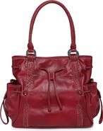 OLD TREND Brassia Genuine Leather Woven Utility Tote