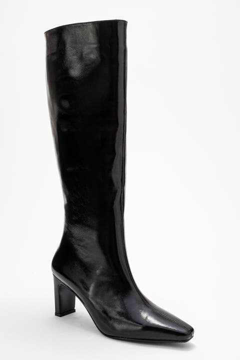 Velencia Leather Knee High Boot