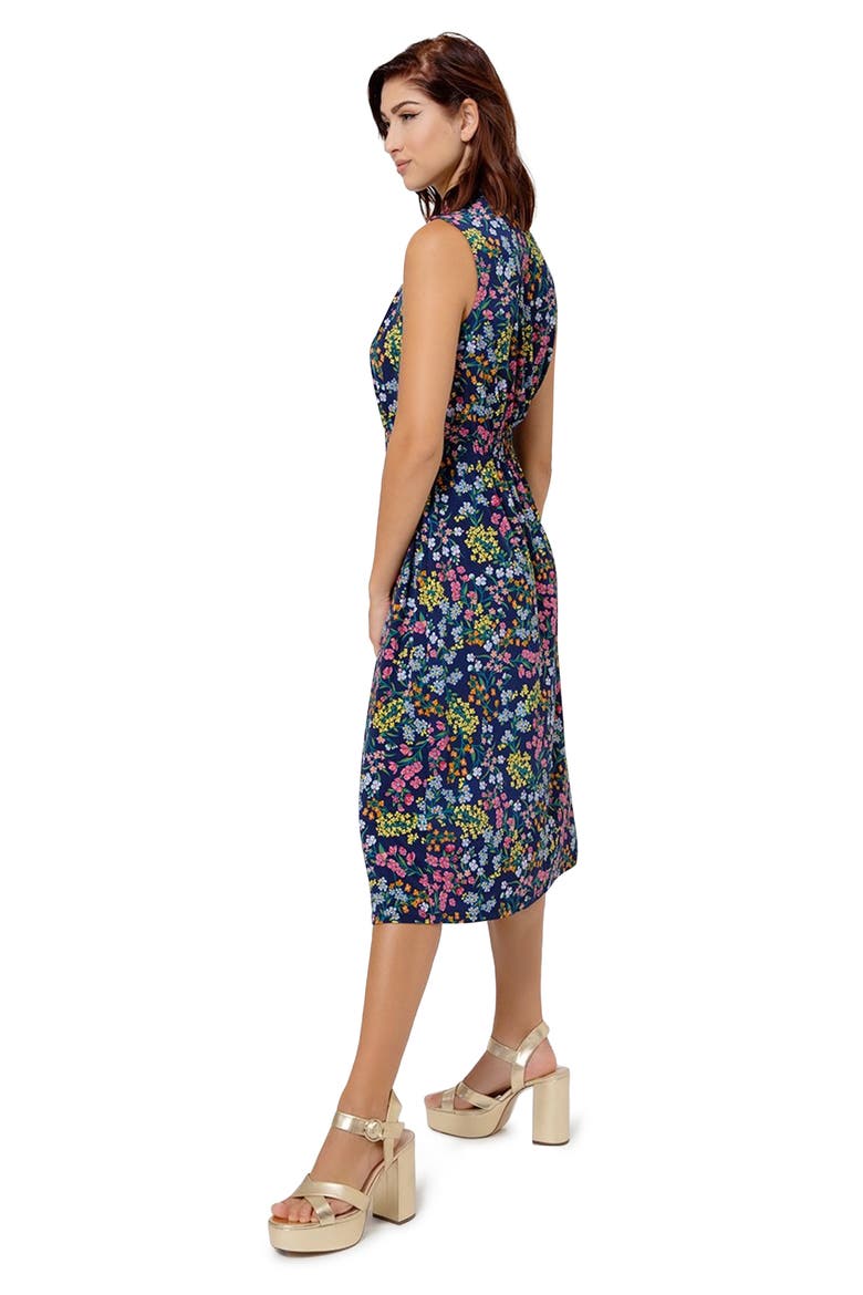 Samantha Floral Print Sleeveless Dress, Alternate, color, WILDFLOWER BOUQUET