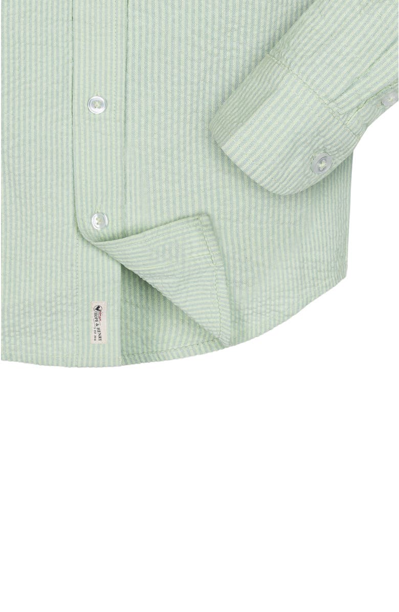 Hope & Henry Baby Boys' Organic Seersucker Shirt, Infant, Alternate, color, 