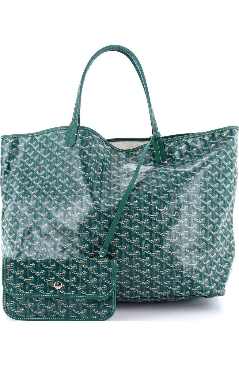 Pre-Owned Goyard Saint Louis Tote Coated Canvas GM, Alternate, color, Green