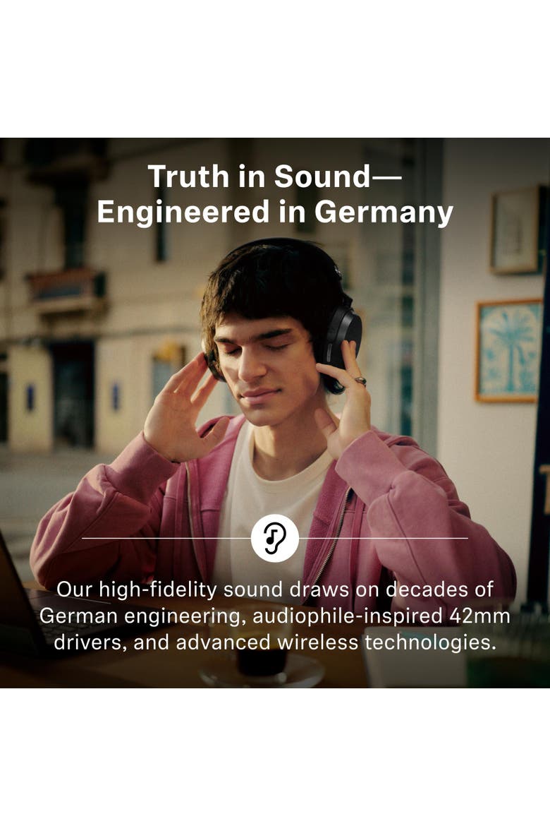 MOMENTUM 5 Wireless Noise Cancelling Headphones, Alternate, color, Black