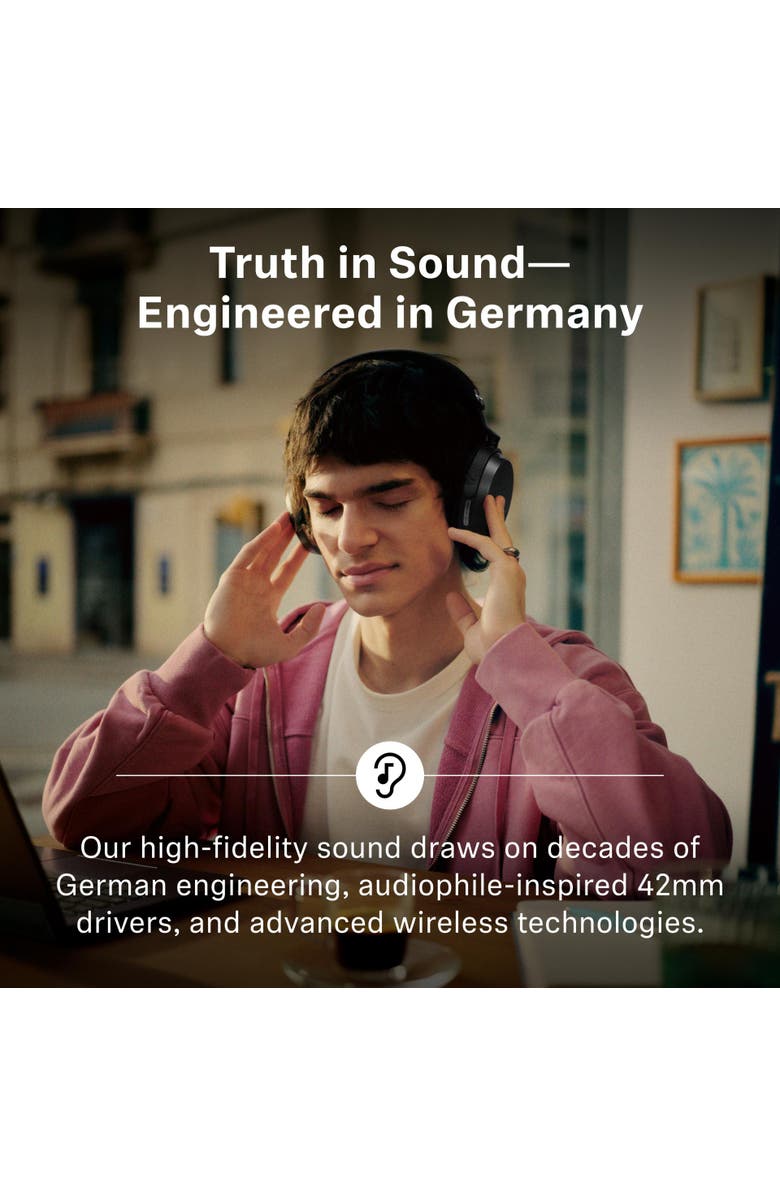 Sennheiser MOMENTUM 5 Wireless Noise Cancelling Headphones, Alternate, color, Black