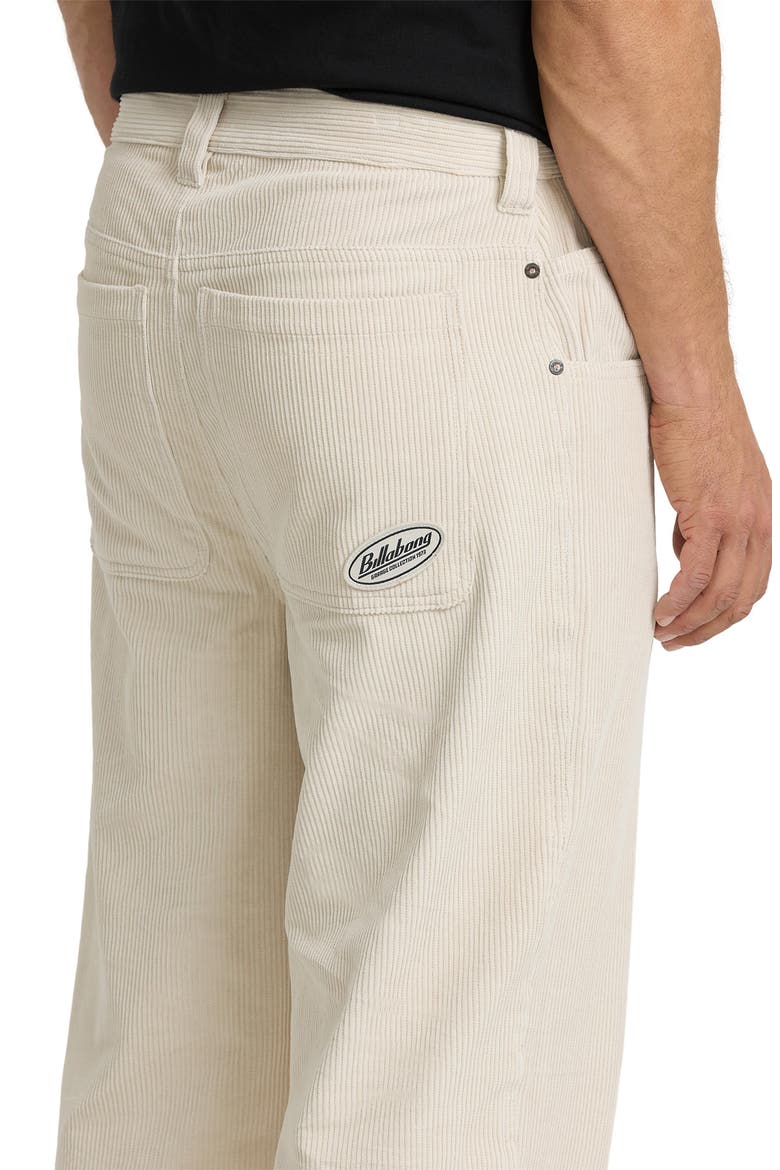 Garage Loose Fit Cotton Corduroy 5-Pocket Pants, Alternate, color, OATMEAL