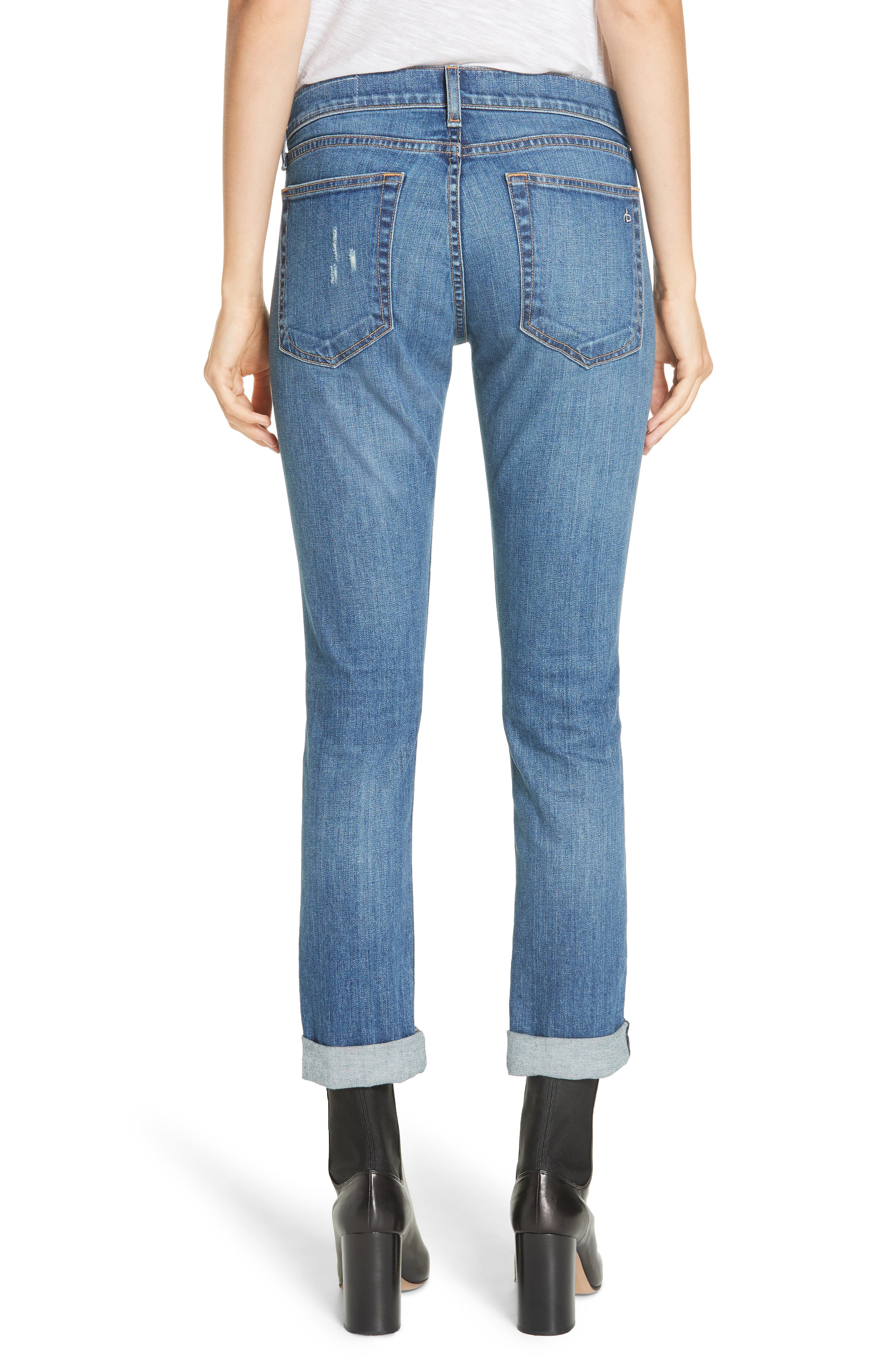 Dre Slim Fit Boyfriend Jeans - image 2