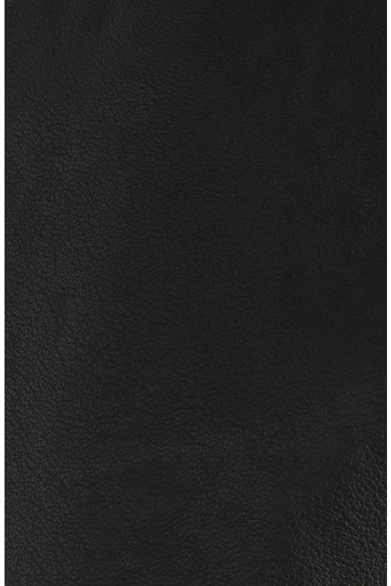 Napolean Faux Leather Jacket, Alternate, color, BLACK