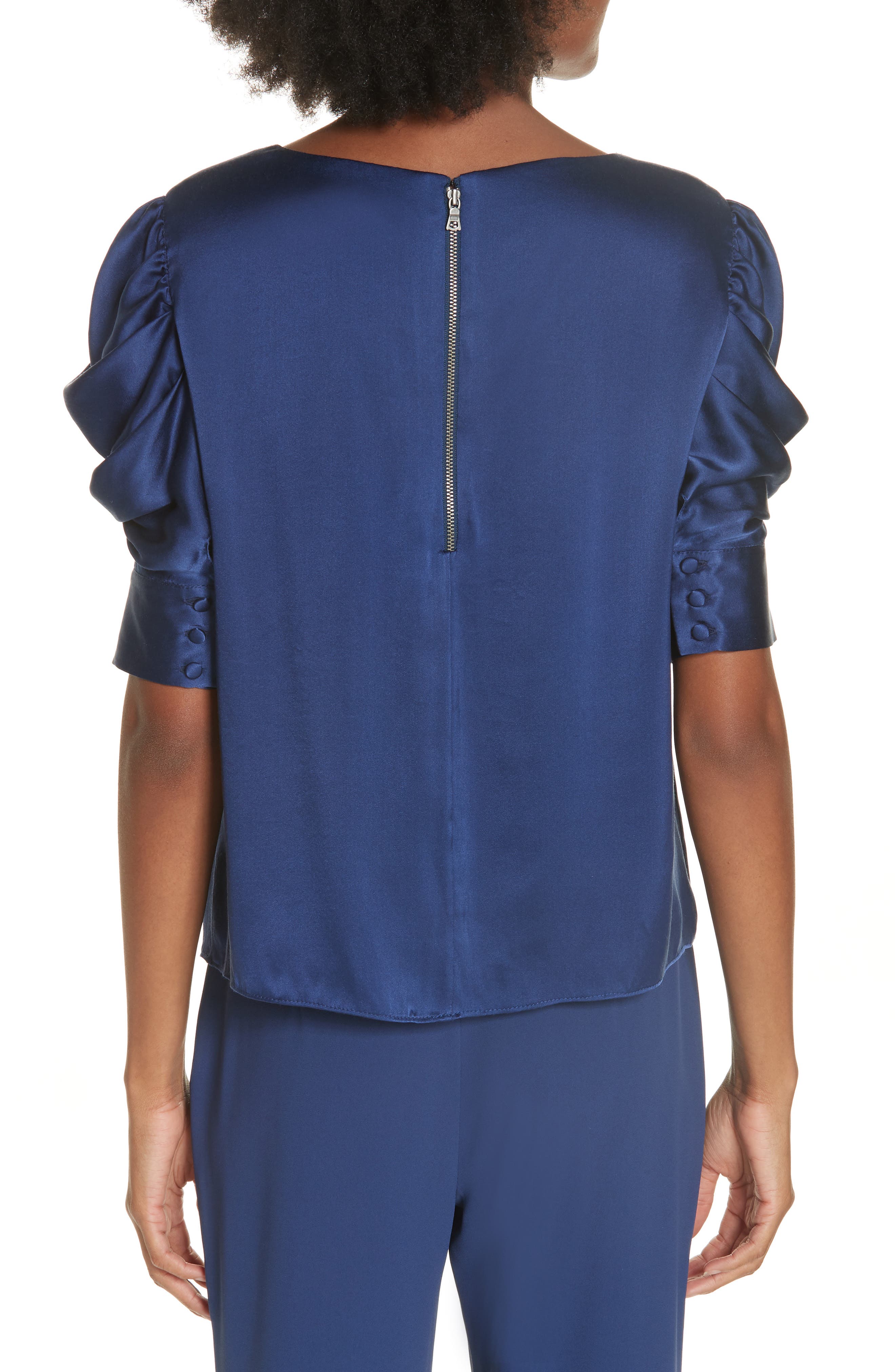 ALICE + OLIVIA Merida Puff Sleeve Blouse (Women) | Nordstrom