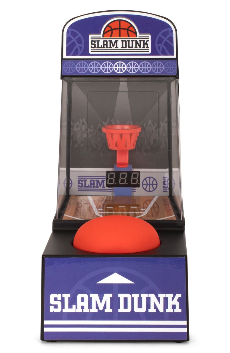 thumbsUp! Retro Mini Arcade Basketball, Alternate, color, Black