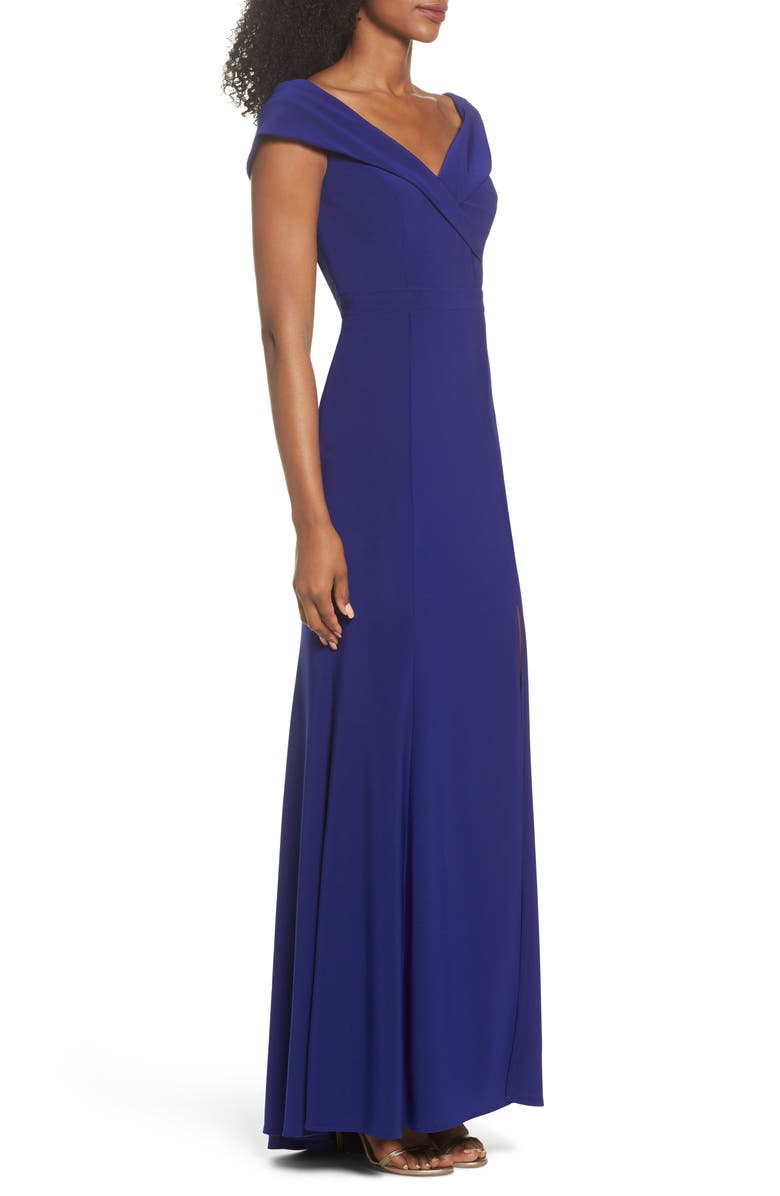 Xscape Evenings Xscape Off the Shoulder Gown, Alternate, color, 
