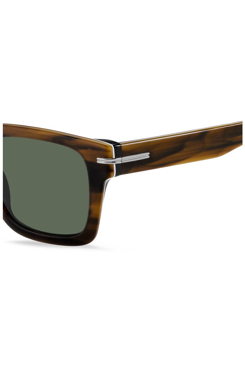 1625/S 50mm Rectangle Sunglasses, Alternate, color, STRIPED BROWN BLACK