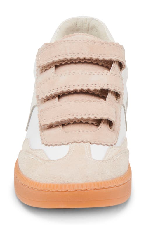 Dolce Vita Notice Sneaker In Ivory Multi Suede