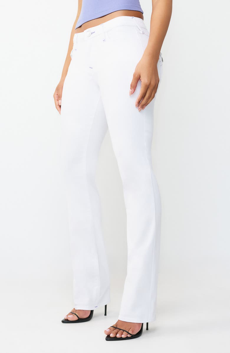 True Religion Billie Straight Leg Jeans, Alternate, color, Optic White