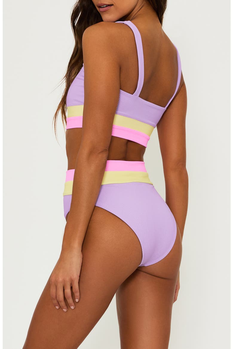 Mackenzie Colorblock Bikini Top, Alternate, color, SUBLIME