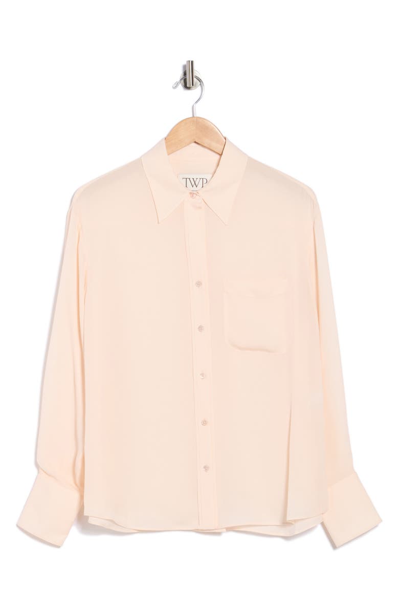 TWP Joey Crewneck T-Shirt, Alternate, color, Palest Pink