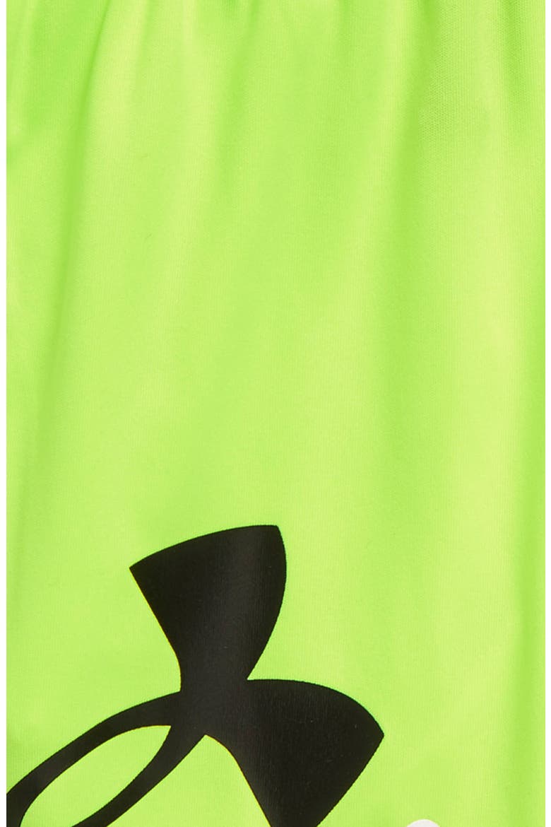 Kids' UA Prototype 2.0 Performance Athletic Shorts, Alternate, color, LIME SURGE / BLACK